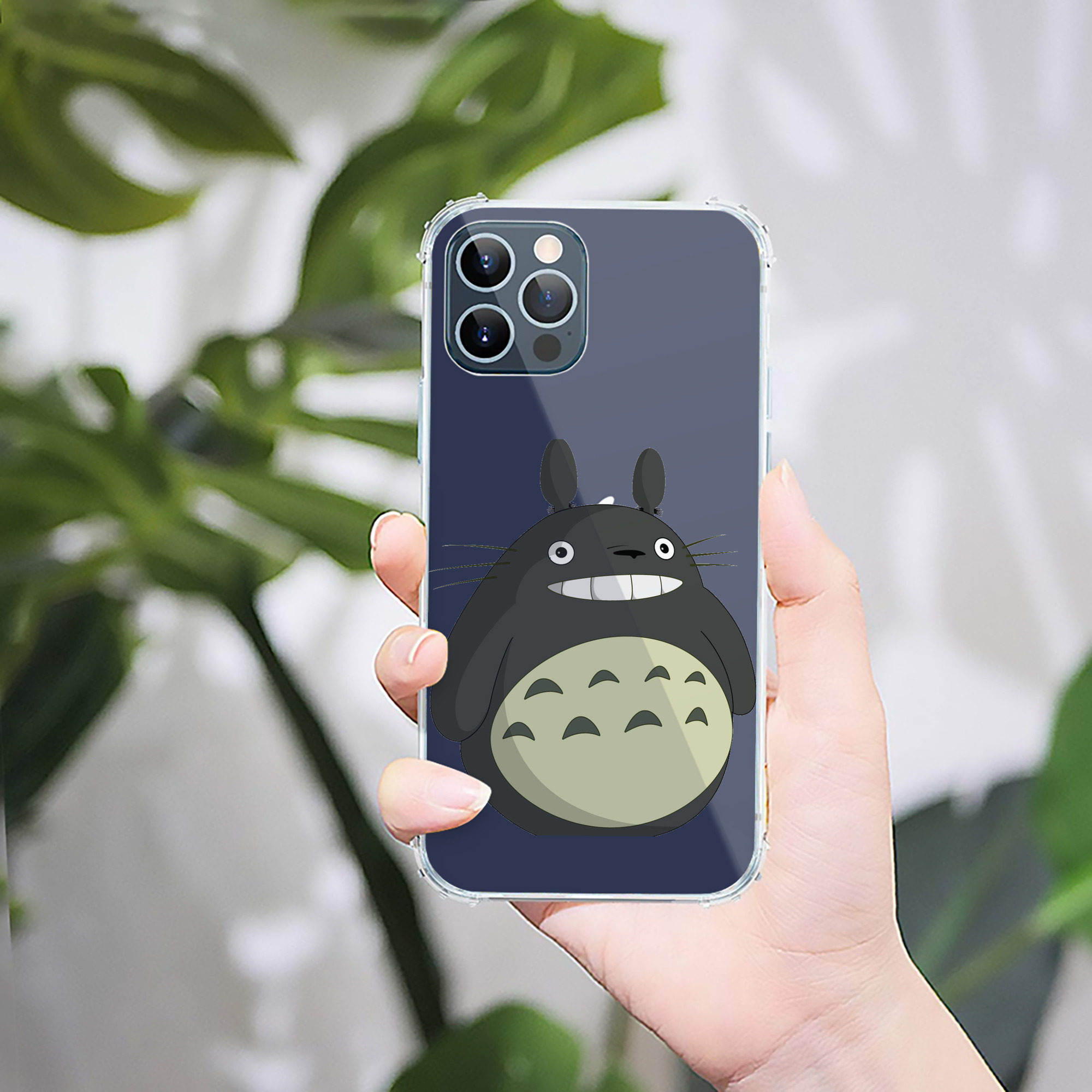 （画像用） となりのトトロ 草壁メイ 草壁サツキ My Neighbor Totoro Satsuki Kusakabe Mei Kusakabe 【iPhone 12シリーズ対応】透明スマホケース（クリアソフトケース）